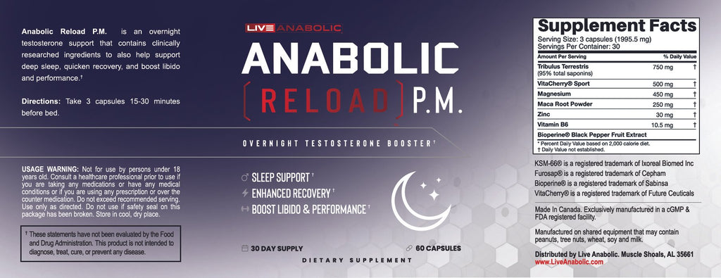 Anabolic Reload P.M. - Subscribe & Save 37%
