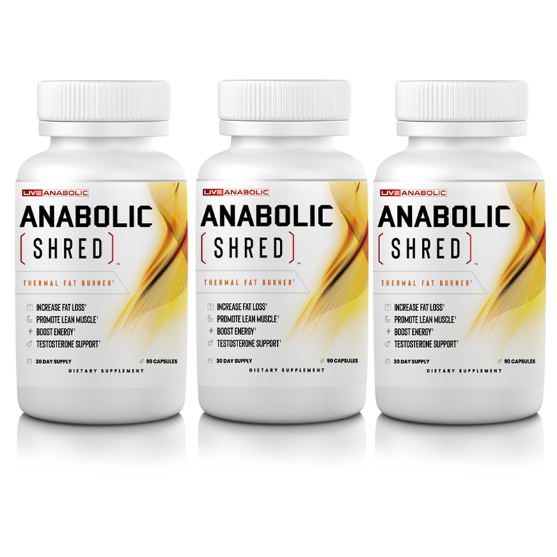 Anabolic Shred - 3 Bottles
