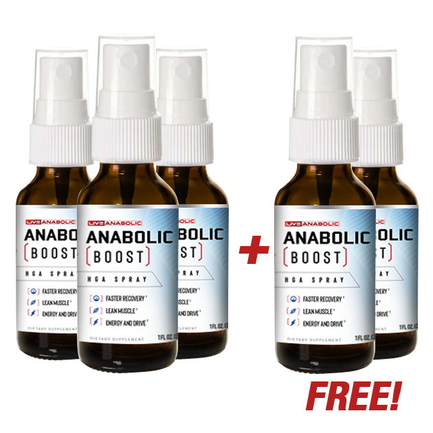 Anabolic Boost - Buy 3 Bottles, Get 2 FREE