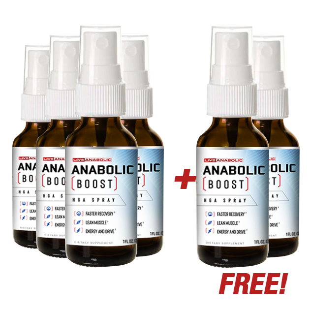Anabolic Boost - Buy 4 Bottles, Get 2 FREE