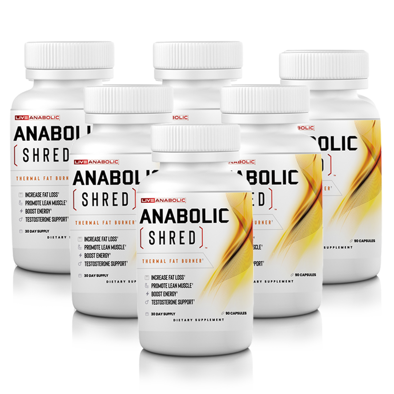 Anabolic Shred - 6 Bottles