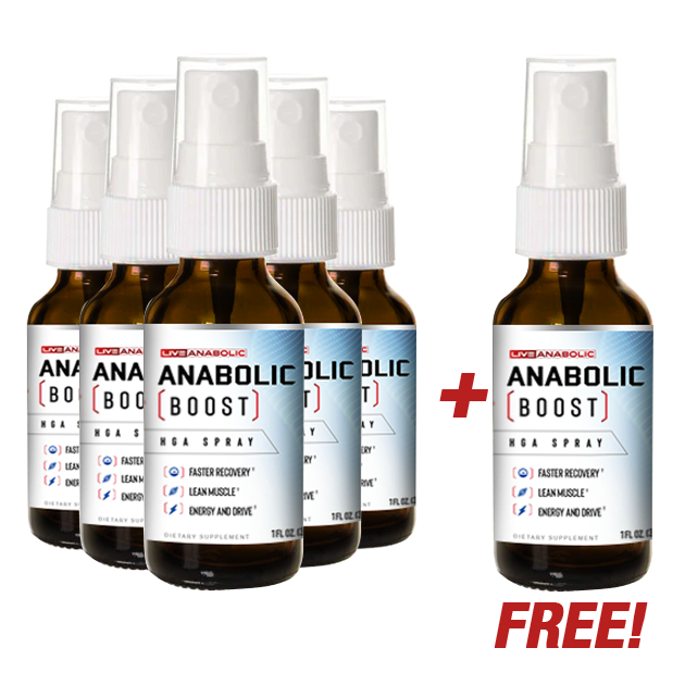 Anabolic Boost - Buy 5 Bottles, Get 1 FREE